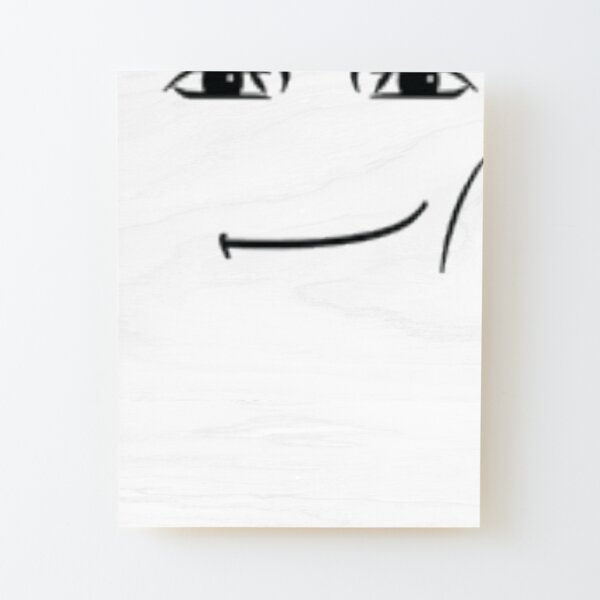 roblox man face | Art Print