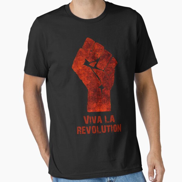 Vista previa del artículo con la obra «Viva la revolución», diseñado y vendido por Rebellion-10.