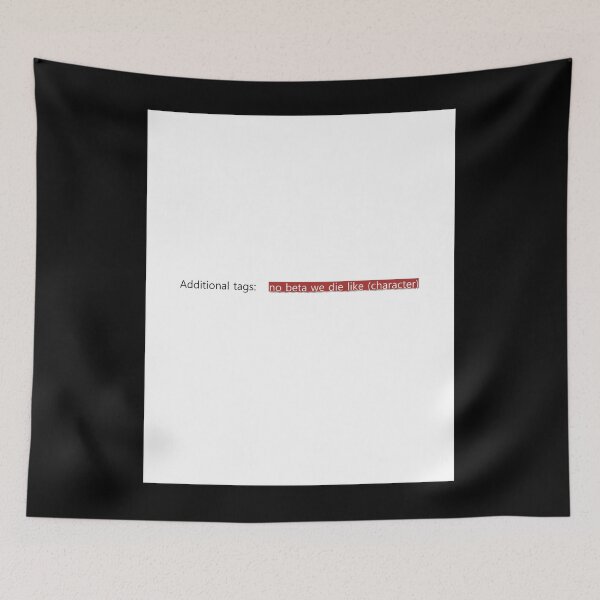 Item preview, Ao3 no beta tag  designed and sold by natzeelvers5.