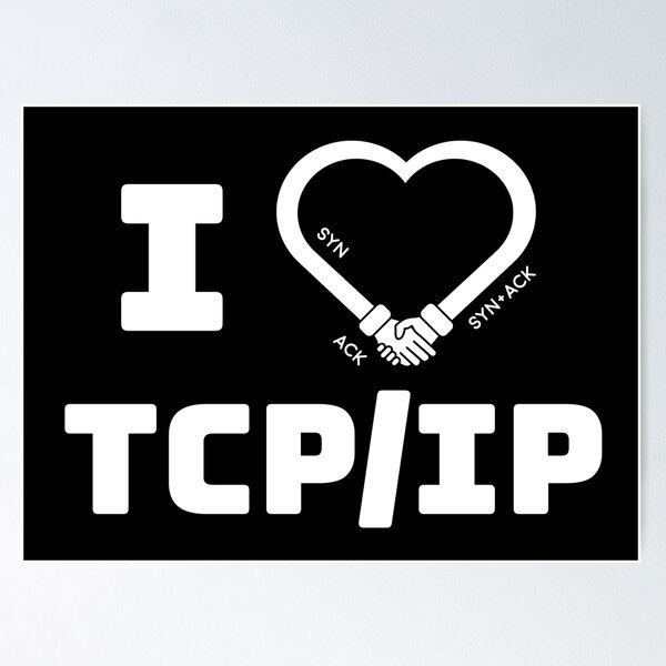 Vista previa del artículo con la obra «I love TCP/IP - Un homenaje a TCP IP y DARPA», diseñado y vendido por remove-rf.