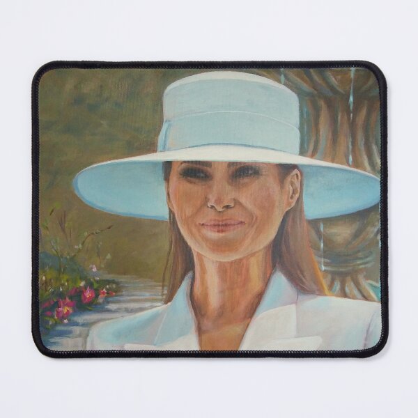 Item preview, Melania in white hat designed and sold by Magdalena Luna.