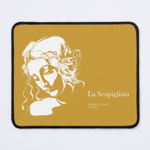 Item preview, 'La Scapigliata' by Leonardo da Vinci Fine Art Illustration designed and sold by rpalesca.
