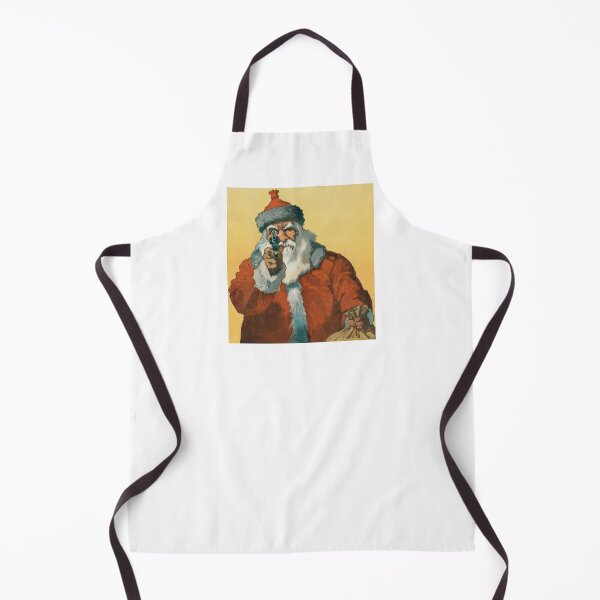 Item preview, Will Crawford - Hands Up Photomechanical Print Showing Santa Clause Pointing a Handgun designed and sold by NGAGE "LIVE LIFE".