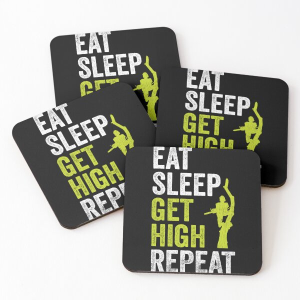 Item preview, Eat Sleep Get High Repeat Lumberjacks designed and sold by PandaPope.