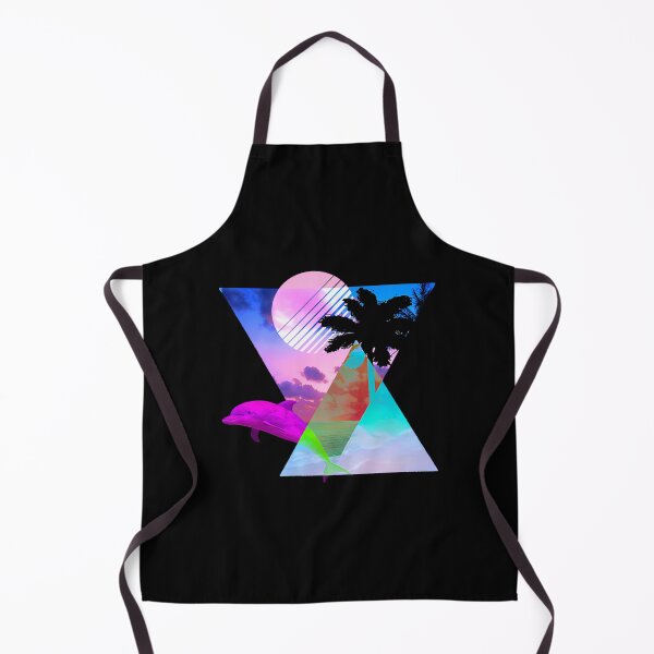 Item preview, vaporwave dolphin 80s hypnotic sunset scene dc designs suamaceir transparent designed and sold by bilacimaiyep.