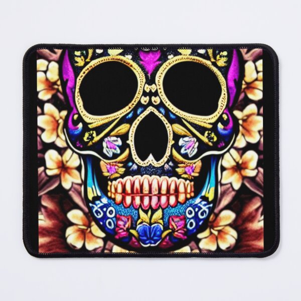 Item preview, Sugar skull, Santa Muerte,Victorian Ghotic Floral Skull, skull with floral designed and sold by ValleyDream.