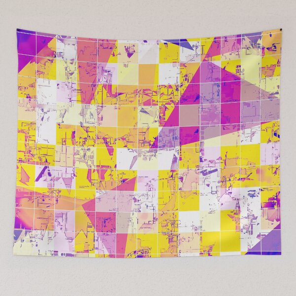 Item preview, Artistic abstract patchwork designed and sold by reka88.