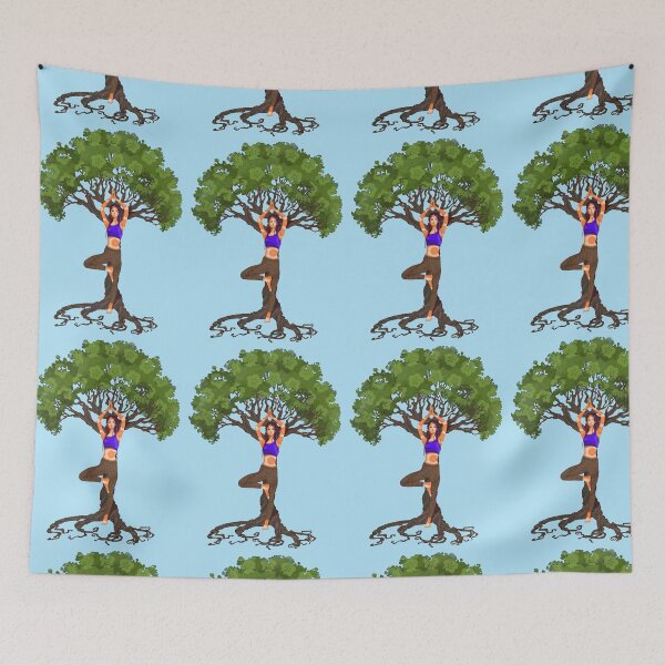 Item preview, Yoga tree pose designed and sold by Lazut.