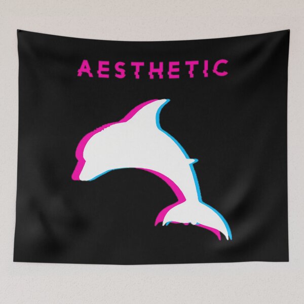 Item preview, Vaporwave Dolphin Gift Aesthetic dolphin Glitch designed and sold by bilacimaiyep.