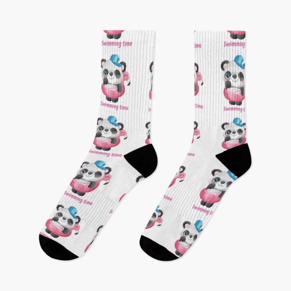 Item preview, Happy little panda.Swimming time! designed and sold by Fufustyle.