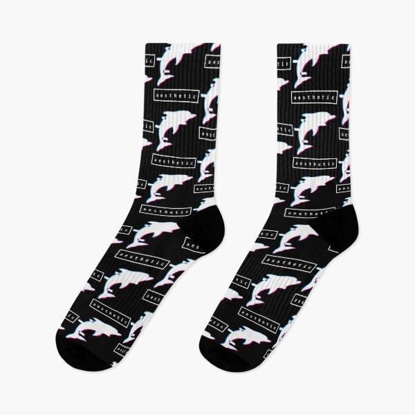Item preview, Vaporwave Dolphin Glitch Aesthetic Long Sleeve Shi designed and sold by bilacimaiyep.
