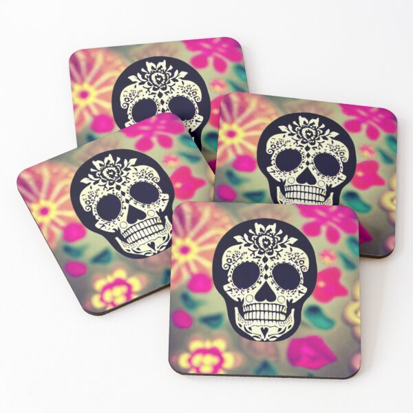 Item preview, Sugar skull, Santa Muerte,Victorian Ghotic Floral Skull, skull with floral designed and sold by ValleyDream.