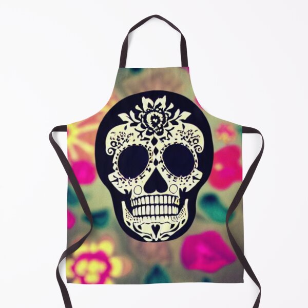 Item preview, Sugar skull, Santa Muerte,Victorian Ghotic Floral Skull, skull with floral designed and sold by ValleyDream.