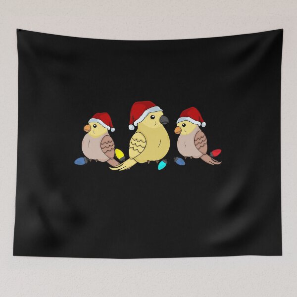 Aperçu de l'œuvre Calopsitte oiseau cadeau femmes mignon calopsitte de Noël créée et vendue par DSWShirts.