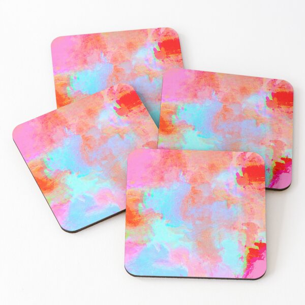 Item preview, Orange ,Pink and Blue Brushstrokes of Paint Pattern - Modern Art designed and sold by theprintedclub.