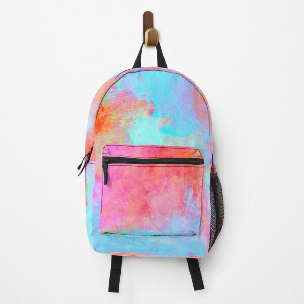 Item preview, Orange ,Pink and Blue Brushstrokes of Paint Pattern - Modern Art designed and sold by theprintedclub.