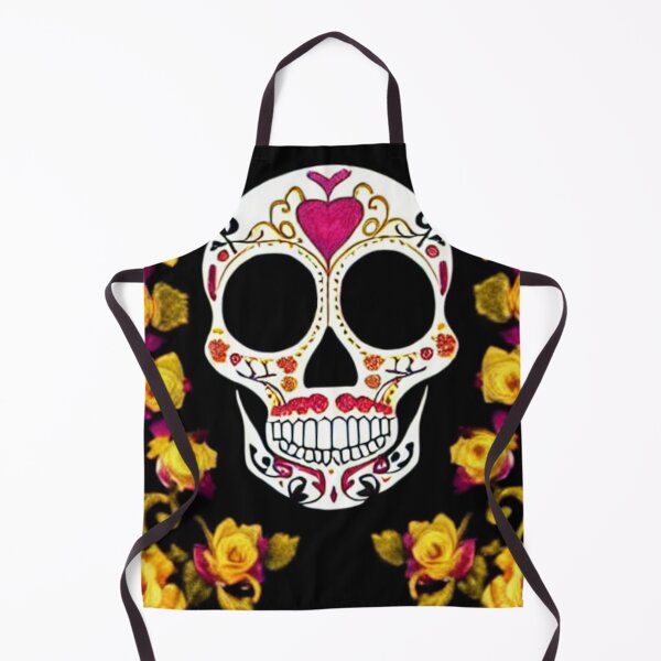 Item preview, Sugar skull, Santa Muerte,Victorian Ghotic Floral Skull, skull with floral designed and sold by ValleyDream.