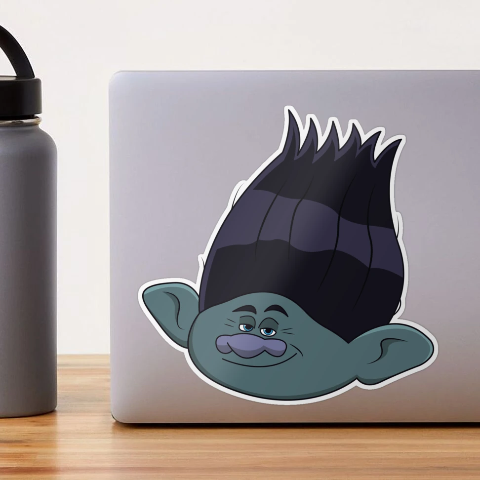 Trolls, Branch - Smile Stainless Steel Water Bottle