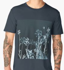 In the Still of the Night. Dark Floral Men's Premium T-Shirt