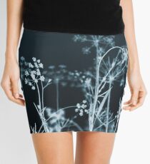 In the Still of the Night. Dark Floral Mini Skirt
