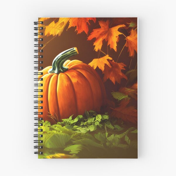 Item preview, Pumpkin in Leaves designed and sold by NitaBond.