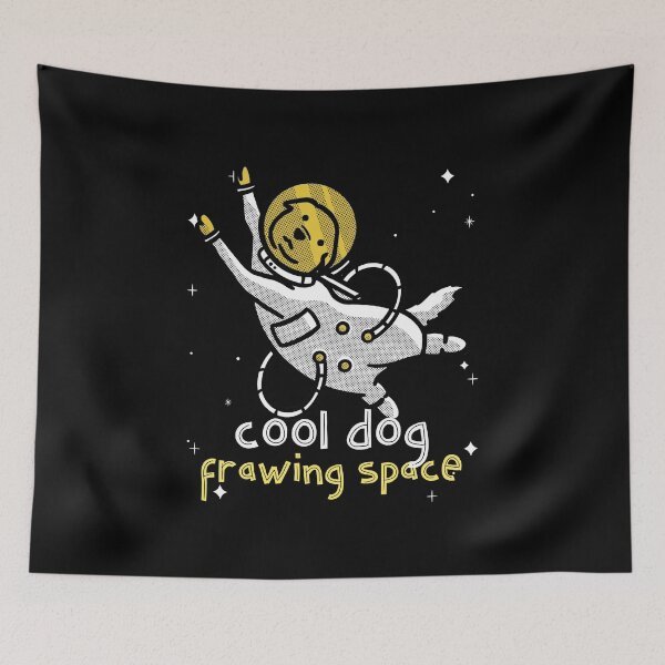 Item preview, Cool Dog Frawing Space designed and sold by theredsharp.