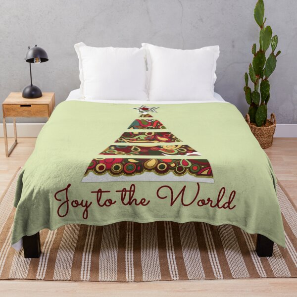 Item preview, Artistic Joy to the World Christmas Tree designed and sold by Alondra.
