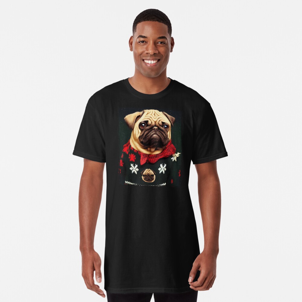 MLB Sport Fans Boston Red Sox Pug Dog Lover Cute Gift Ugly Christmas Sweater  - Freedomdesign