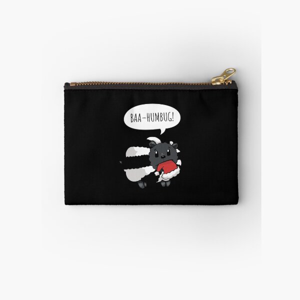 Item preview, Black and White Sheep saying Baa Humbug (On Black) designed and sold by STUDIO-72.