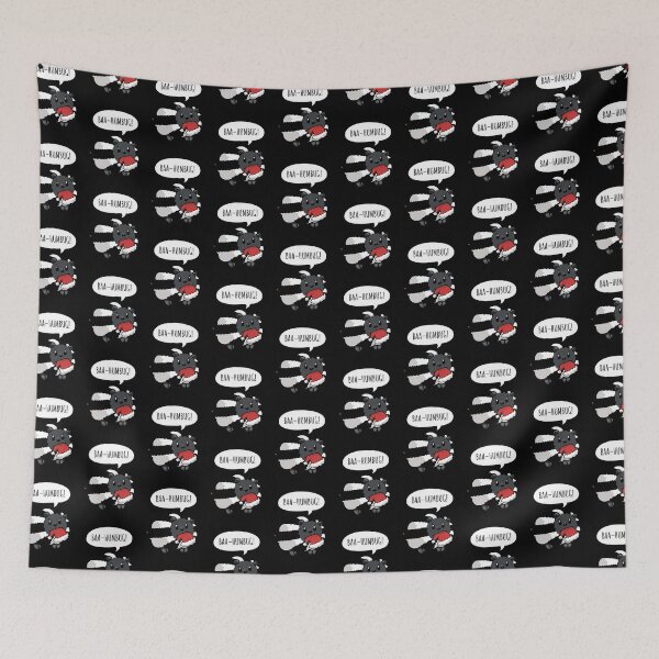 Item preview, Black and White Sheep saying Baa Humbug (On Black) designed and sold by STUDIO-72.