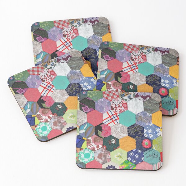 Item preview, Colorful retro patchwork designed and sold by reka88.