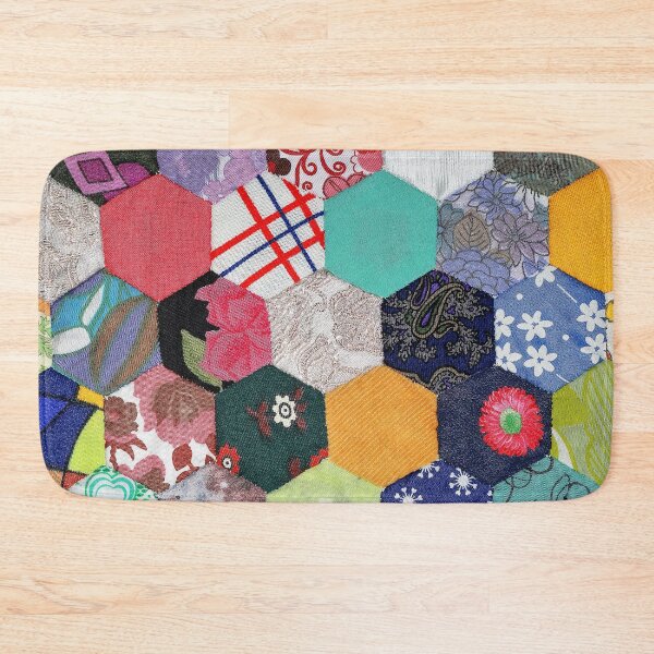 Item preview, Colorful retro patchwork designed and sold by reka88.