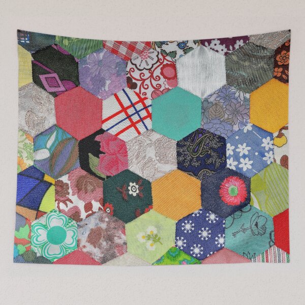 Item preview, Colorful retro patchwork designed and sold by reka88.