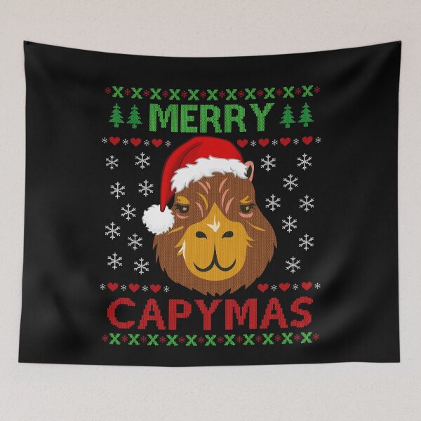 Item preview, Feliz Capymas Gracioso Capibara Santa Claus Fea Navidad Navidad designed and sold by NUMAcreations.