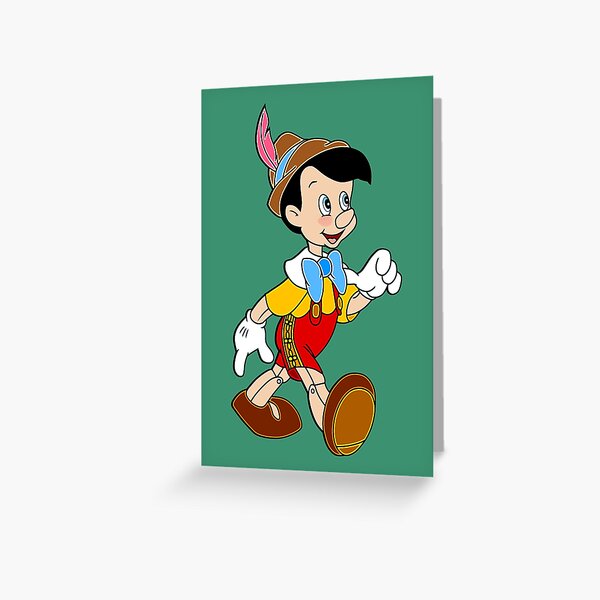 Pinocchio Greeting Card