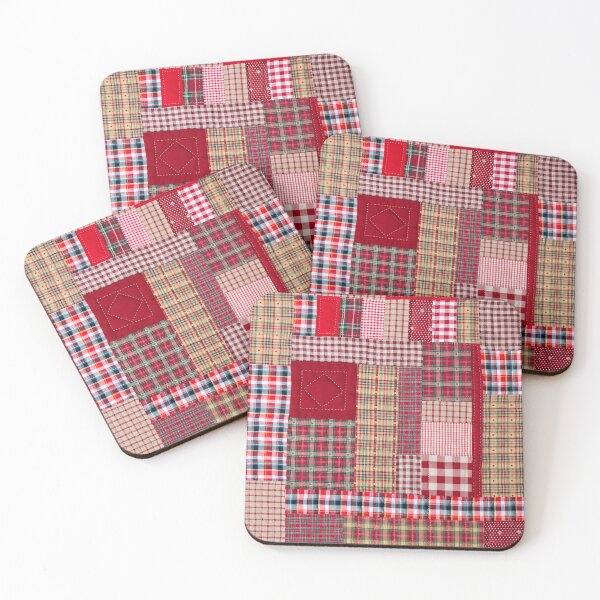 Item preview, Red  vintage retro patchwork designed and sold by reka88.