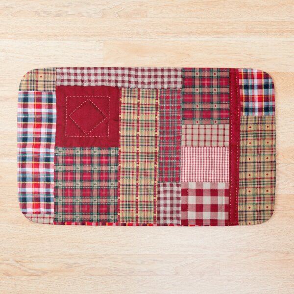Item preview, Red  vintage retro patchwork designed and sold by reka88.