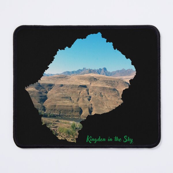 Item preview, Lesotho Map Photo designed and sold by RockSolidZA.