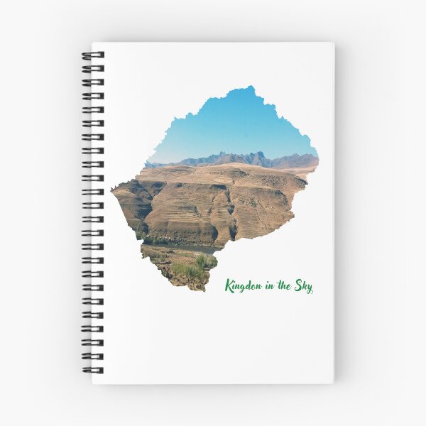 Item preview, Lesotho Map Photo designed and sold by RockSolidZA.