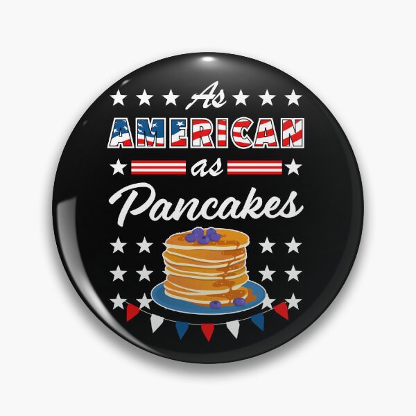 Item preview, As American As Pancakes 4th of July USA designed and sold by SuperFreshArt.