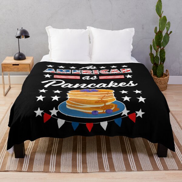 Item preview, As American As Pancakes 4th of July USA designed and sold by SuperFreshArt.