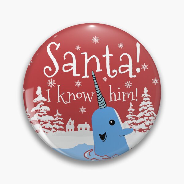 Artikelvorschau, Weihnachtsmann! Ich kenne ihn, Mr. Narhwal, Weihnachtself entworfen und verkauft von happyholidayfan.
