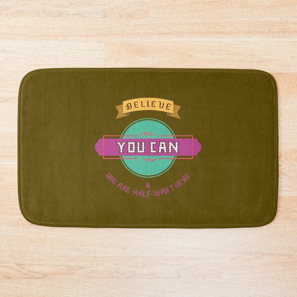 Item preview, Believe You Can!  Inspiring and reassuring quote in a color variation designed and sold by VarnaChitra.