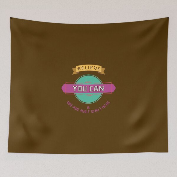 Item preview, Believe You Can!  Inspiring and reassuring quote in a color variation designed and sold by VarnaChitra.