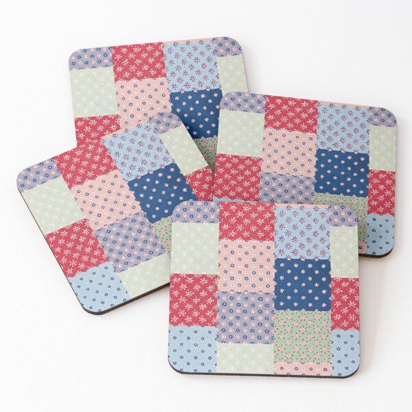 Item preview, Colorful vintage retro patchwork designed and sold by reka88.
