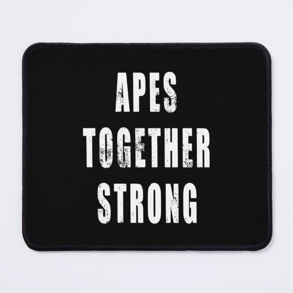 Item preview, Apes Together Strong Distressed White Text  designed and sold by natzeelvers5.