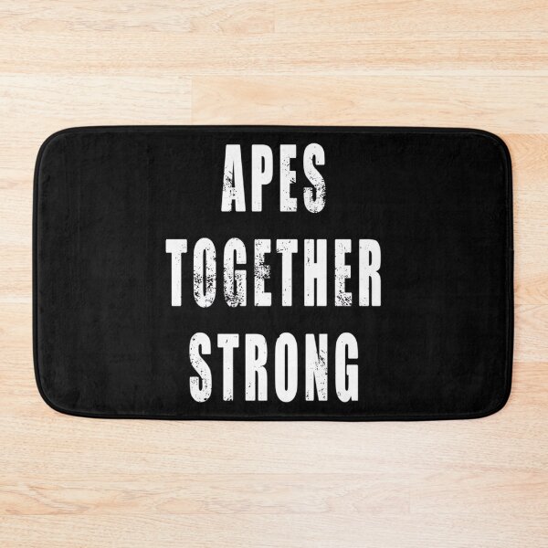 Item preview, Apes Together Strong Distressed White Text  designed and sold by natzeelvers5.