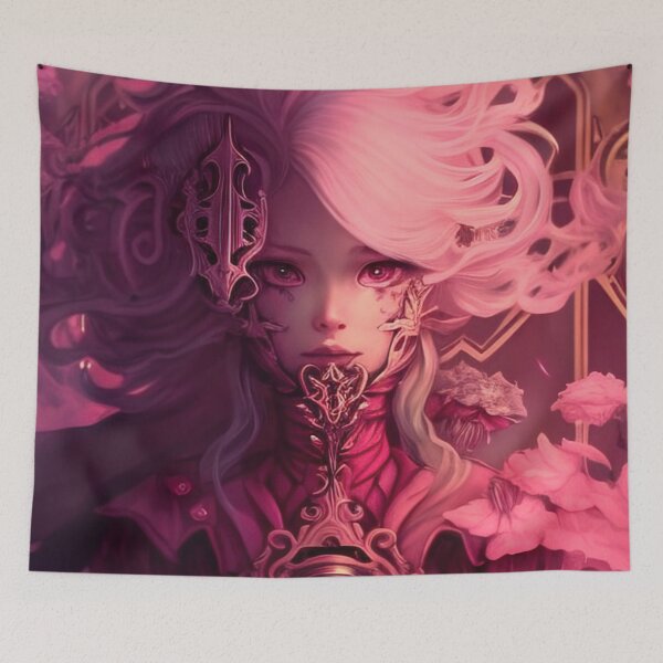 Item preview, Pink japanese anime character designed and sold by 100PercentOtaku.