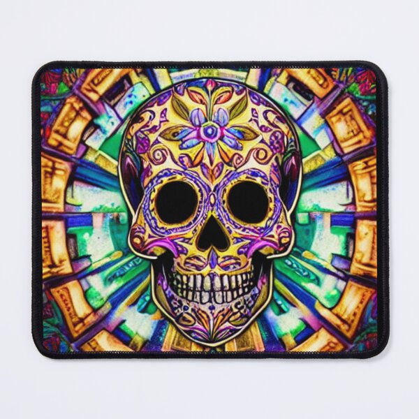 Item preview, Sugar skull, Santa Muerte,Victorian Ghotic Floral Skull, skull with floral designed and sold by ValleyDream.
