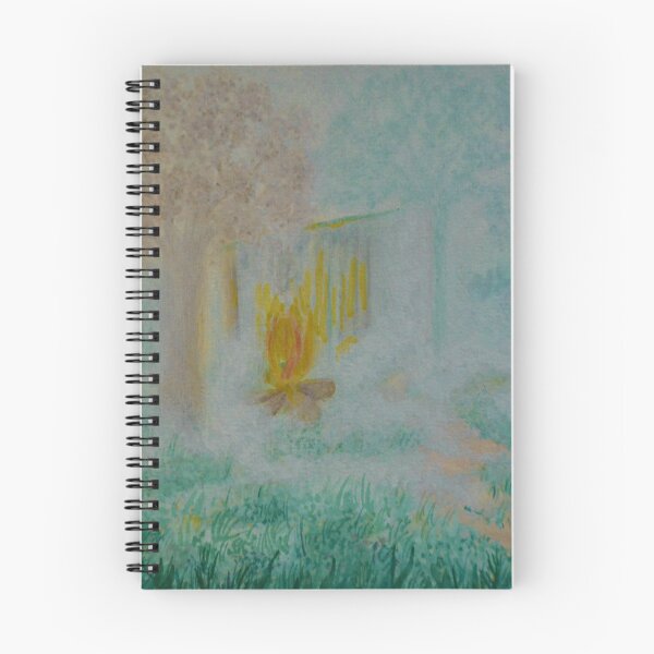 Item preview, The oak hut no. 11 - Secret garden - Gouache painting designed and sold by WanderingGraha.